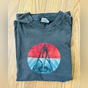 Vintage L Nike 90s Black Tag  USA T Shirt 1998 Runner at Starting Block Logo